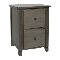 OSP Home Furnishings HSB30-WGR Hillsboro File Cabinet in Grey Wash